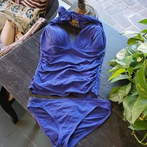 La Blanca blue tankini